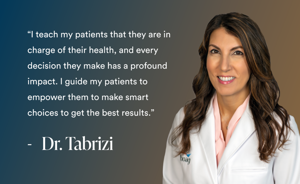 Dr. Pam Tabrizi talks about empowering patients.